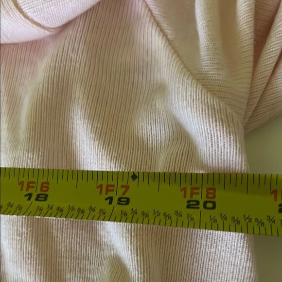 Fresh Produce Women's Pink Long Sleeve Top sharkbite hanky hem size Md/lg - Picture 5 of 9
